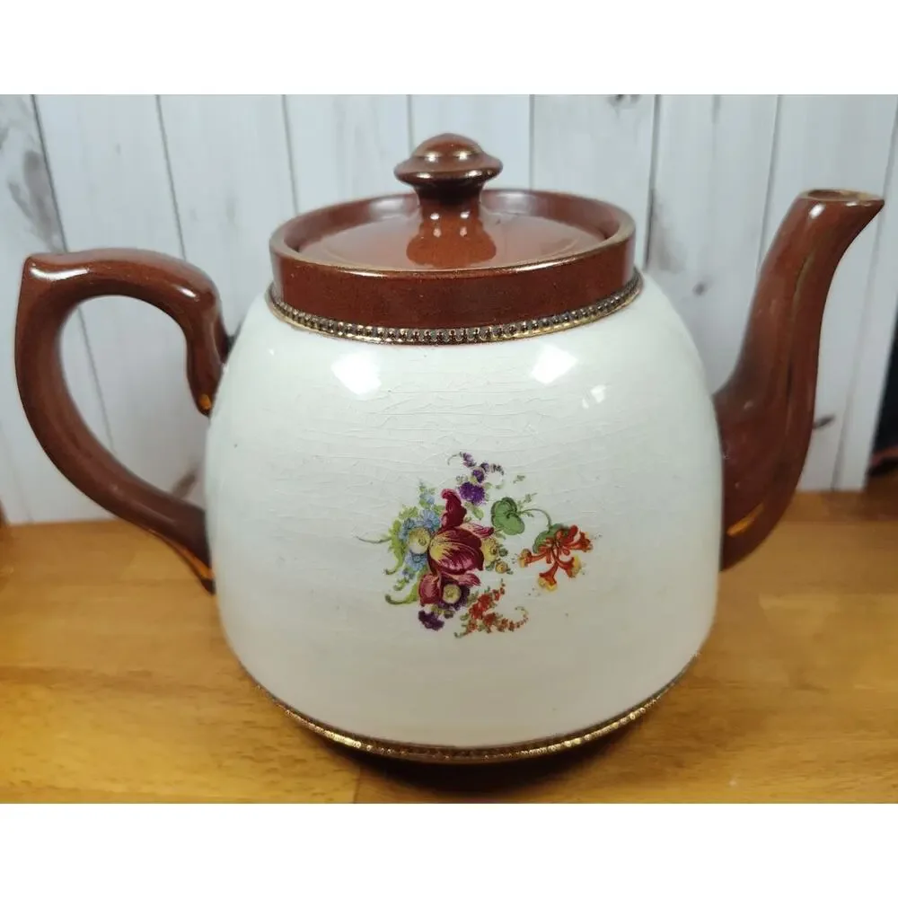 S Johnson Ltd of Burslem Britannia Pottery England Teapot